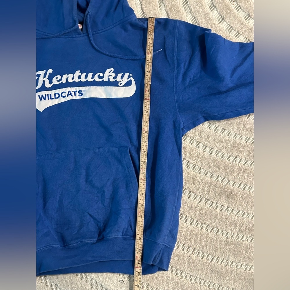 University of Kentucky Wildcats Y2K Style Vintage Hoodie Sweatshirt - L - Picture 11 of 11